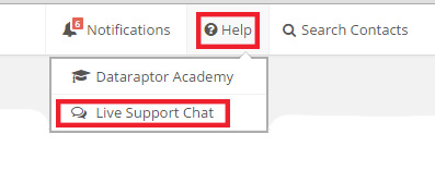 Get Help: Live Support Chat