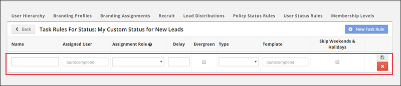 Agency Management: Create Task Rules Agency Management: Create Task Rules