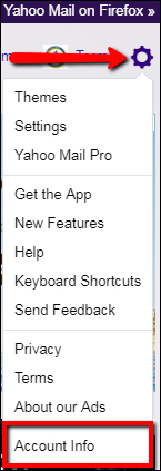 Email Configuration: Yahoo Account Info