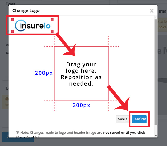 My Account - Branding Profile: How To Add Your Logo, Step 3