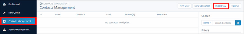 CSV Import: Contacts Management CSV Import: Contacts Management