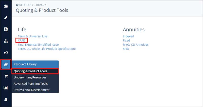 Resource Library: XRAE