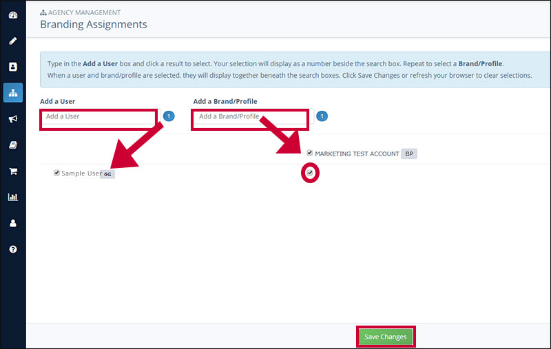 Permission setting: Multiple Branding Profiles