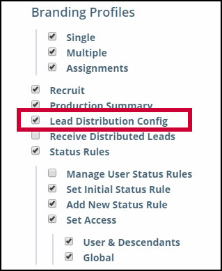 Lead Distribution: Toggle Ability to Configure Lead Distribution