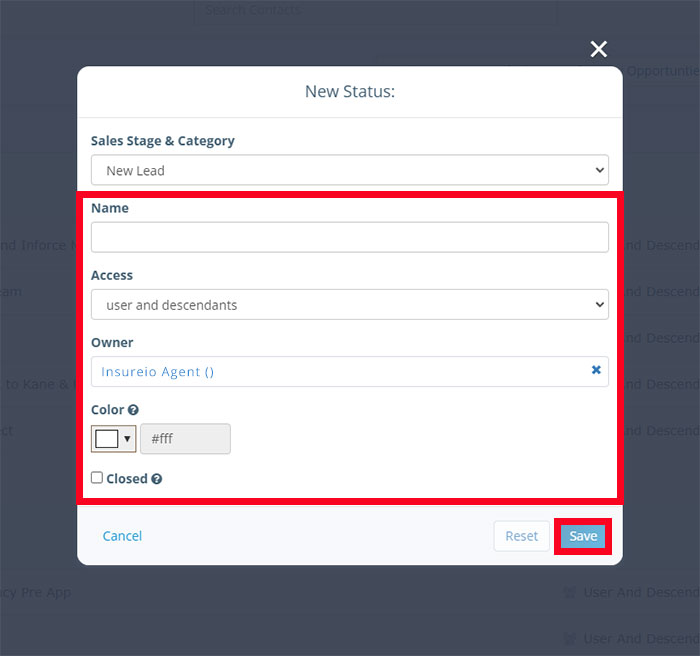 Agency Management: New Policy Status Rule Details